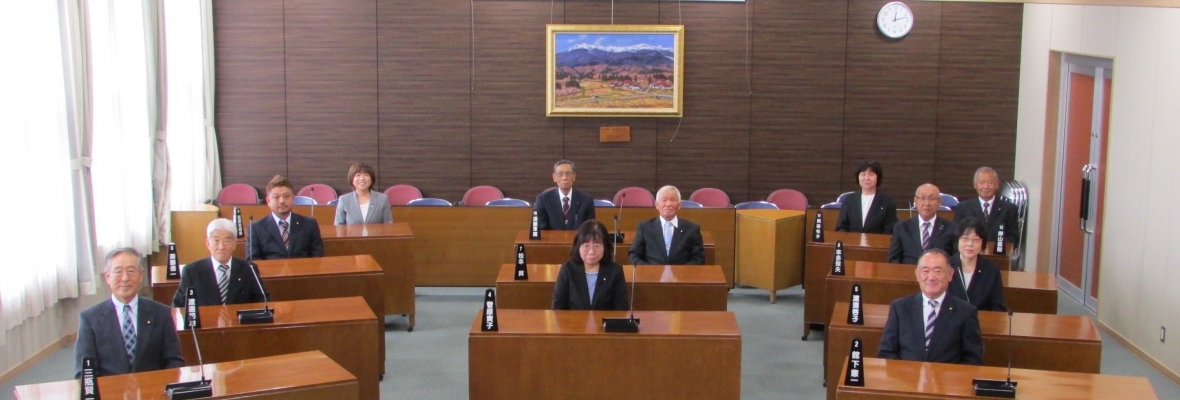 大玉村議会議場