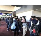 成田空港を出発
