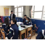 英語の授業に参加