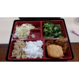 大竹國民中学でランチをご馳走になりました