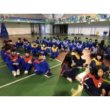 体育館にて体育交流