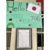ウェルカムボードまで作成頂き、大歓迎