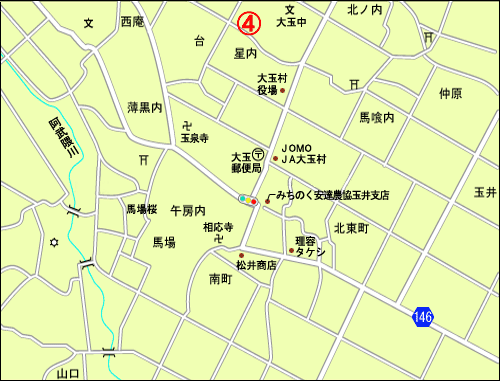 完売住宅団地の周辺図
