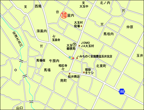 完売住宅団地の周辺図