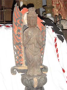 鉄製の仏像 観音菩薩立像 時代物No.85 （古仏探訪～博物館の気に