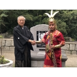 8日目 顕彰プレート除幕式