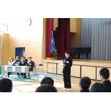 大玉中学校生徒代表あいさつ