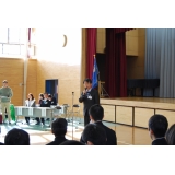 大竹國民中學 會校長先生あいさつ